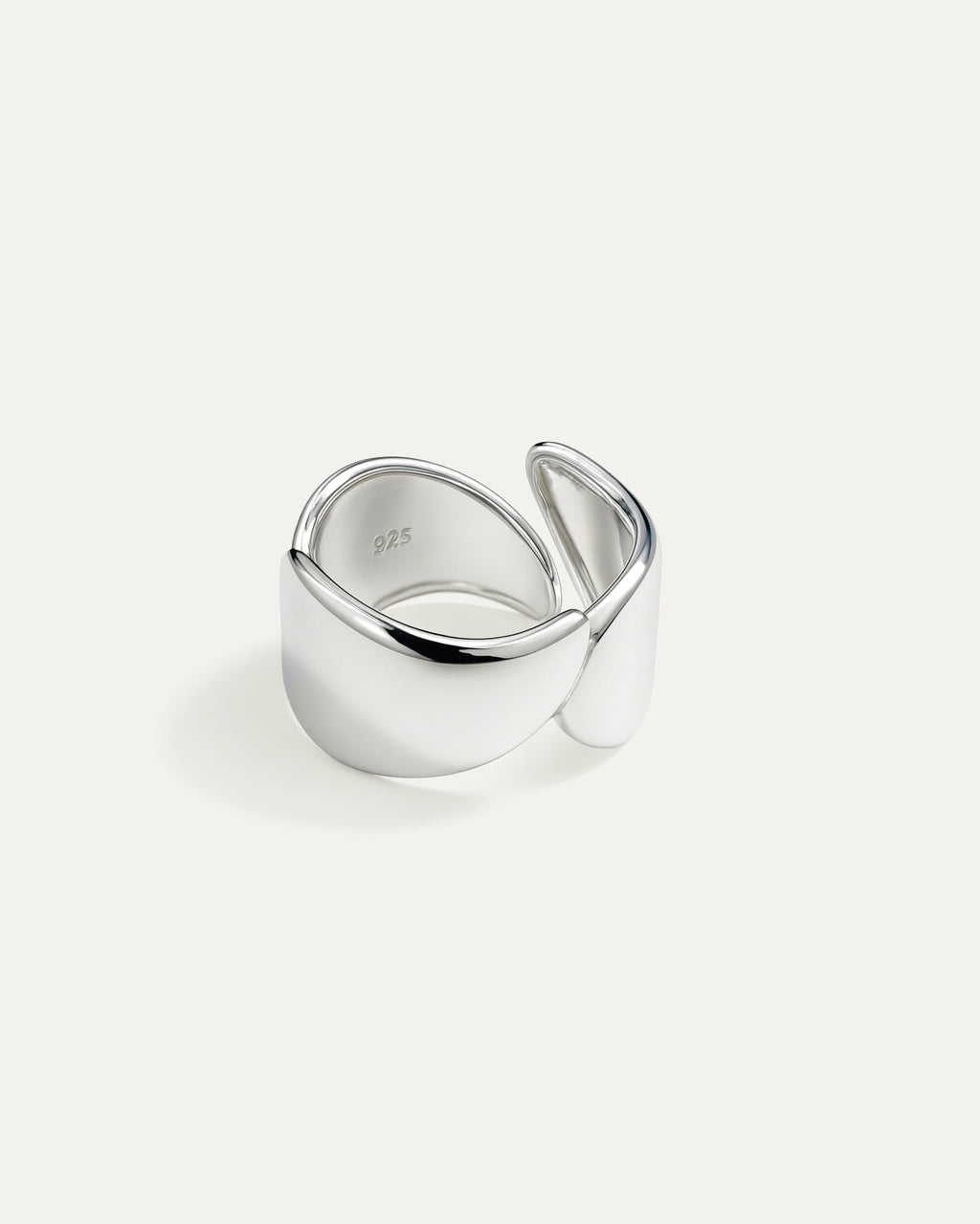 silver plated ring astra design 