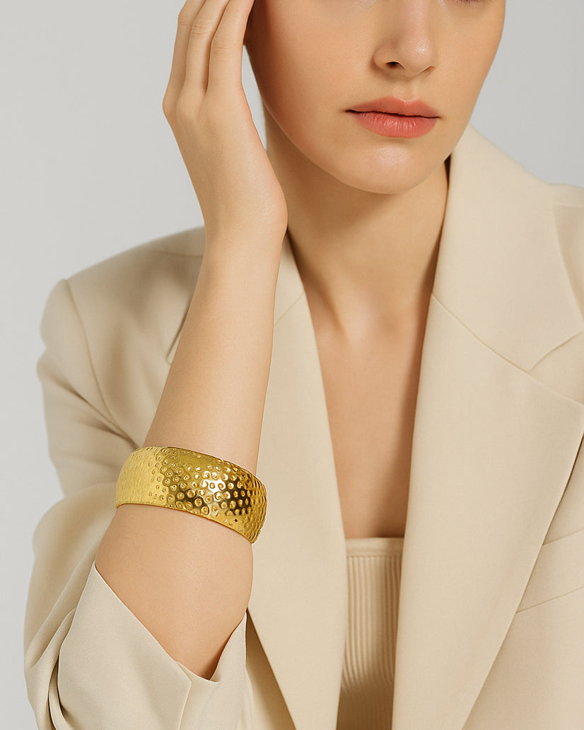 Aurora Hammered Cuff