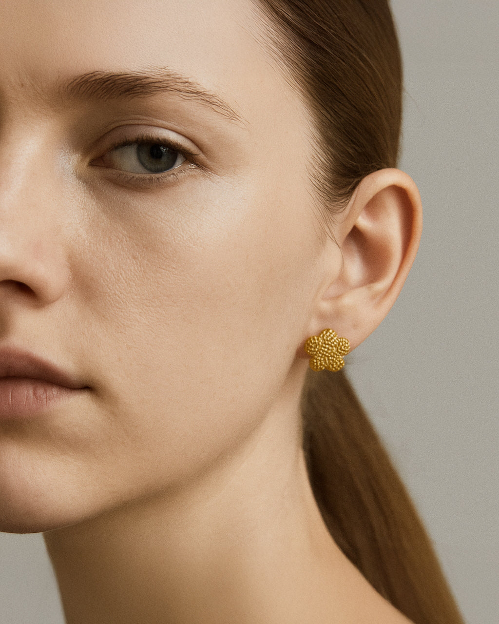 Bubble Flower Studs