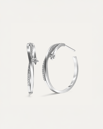 Celestial Star Hoops