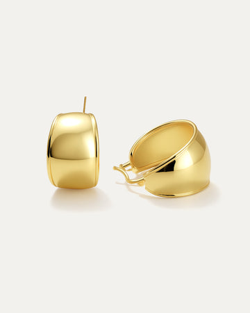 Wide Chunky Hoops