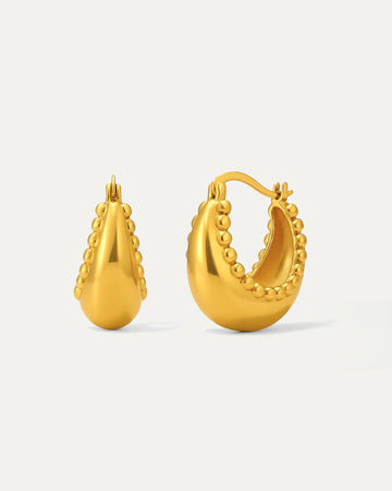 Chunky Arc Bubble Hoops