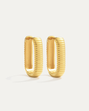 Chunky Square Hoops
