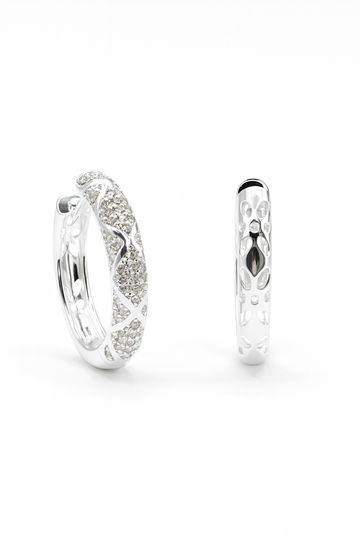 Diamond Pavé Luxe Hoops