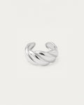 DomeCroissantRing_Silver