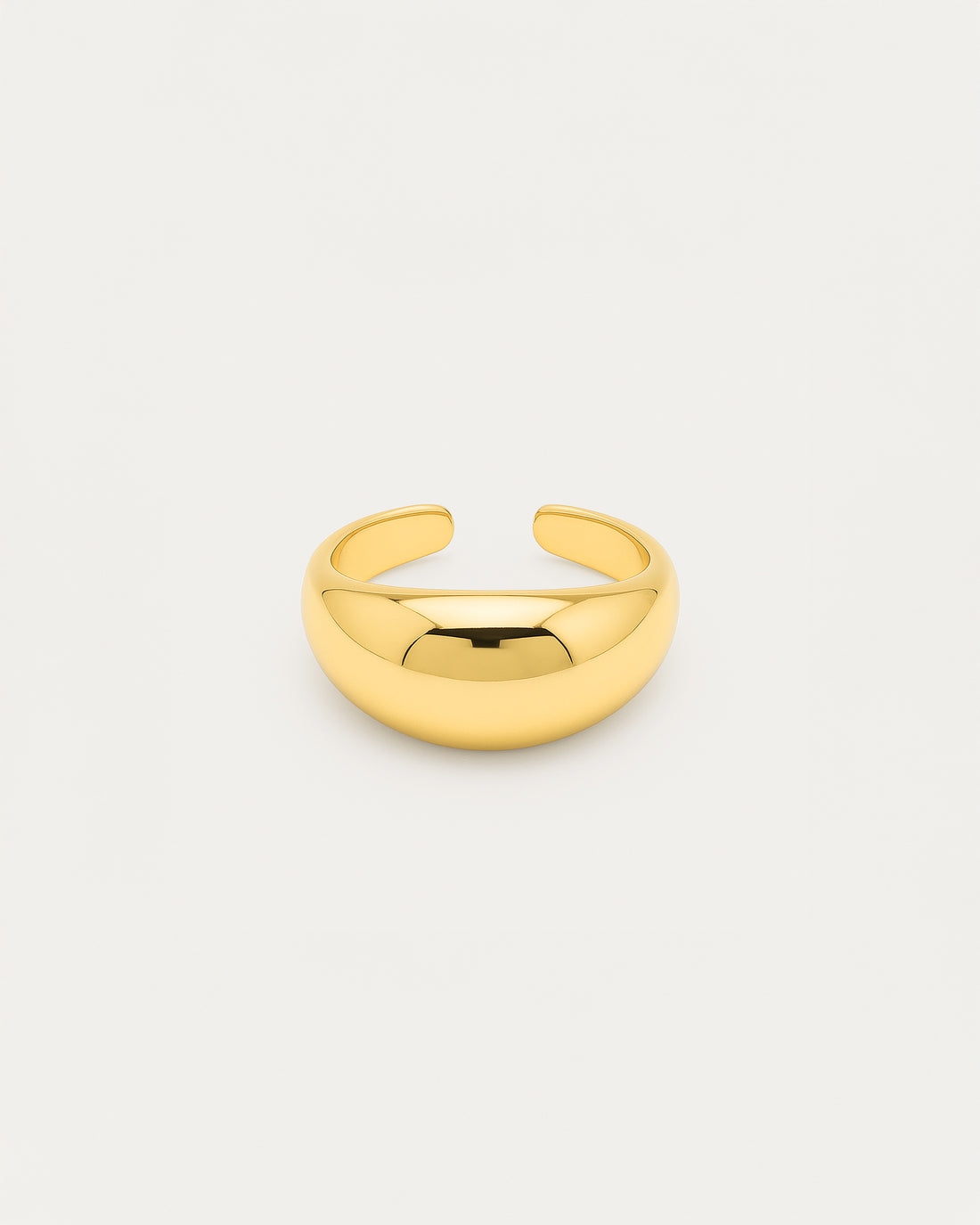 Dome Ring Gold Front