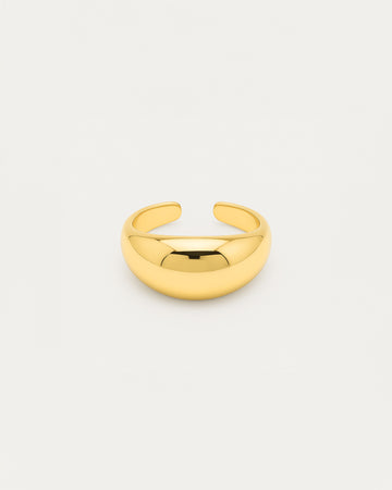 Dome Ring Gold Front