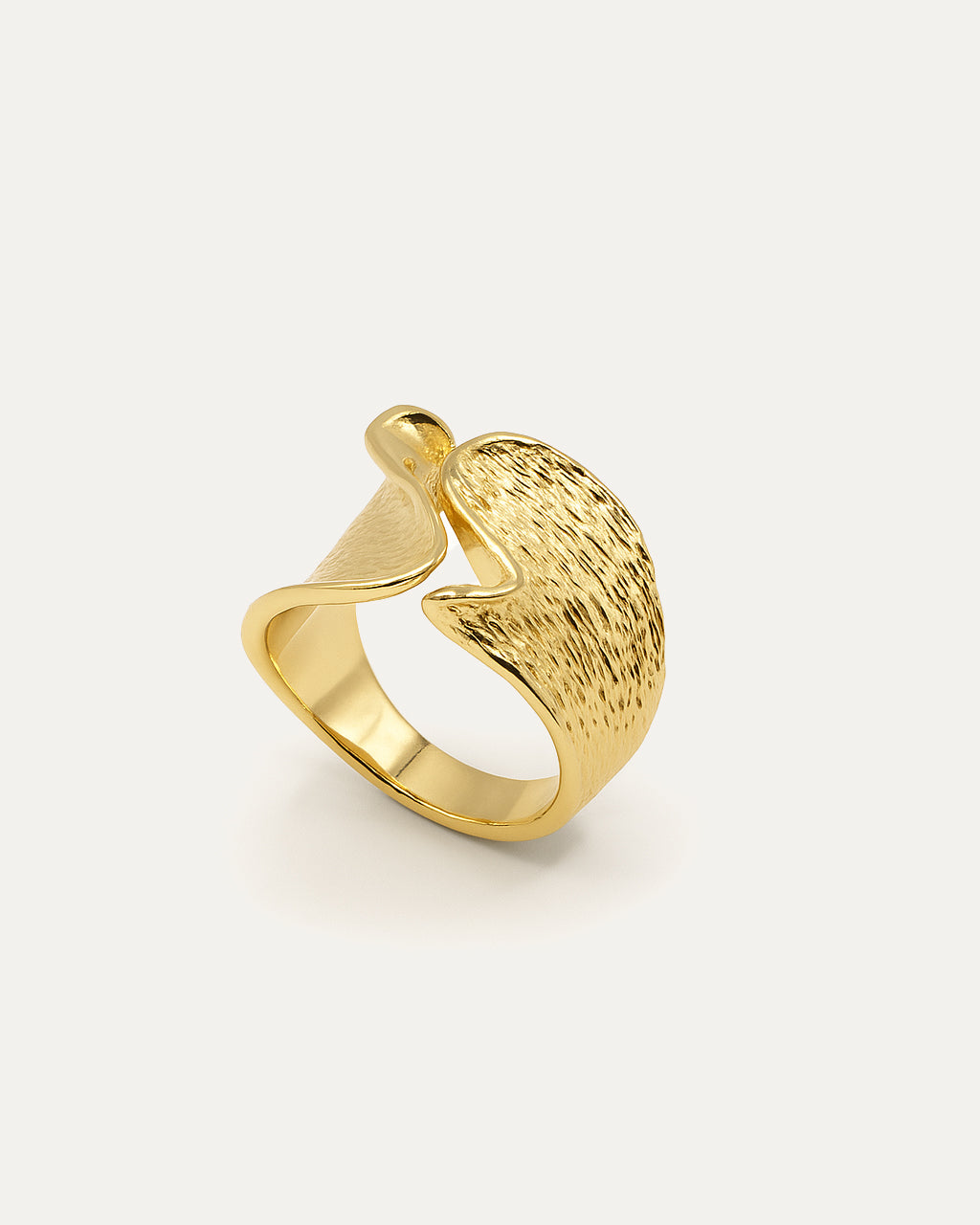 Golden Petal Ring