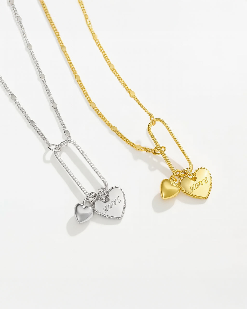 Love Chain Pendant Necklace