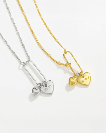 Love Chain Pendant Necklace