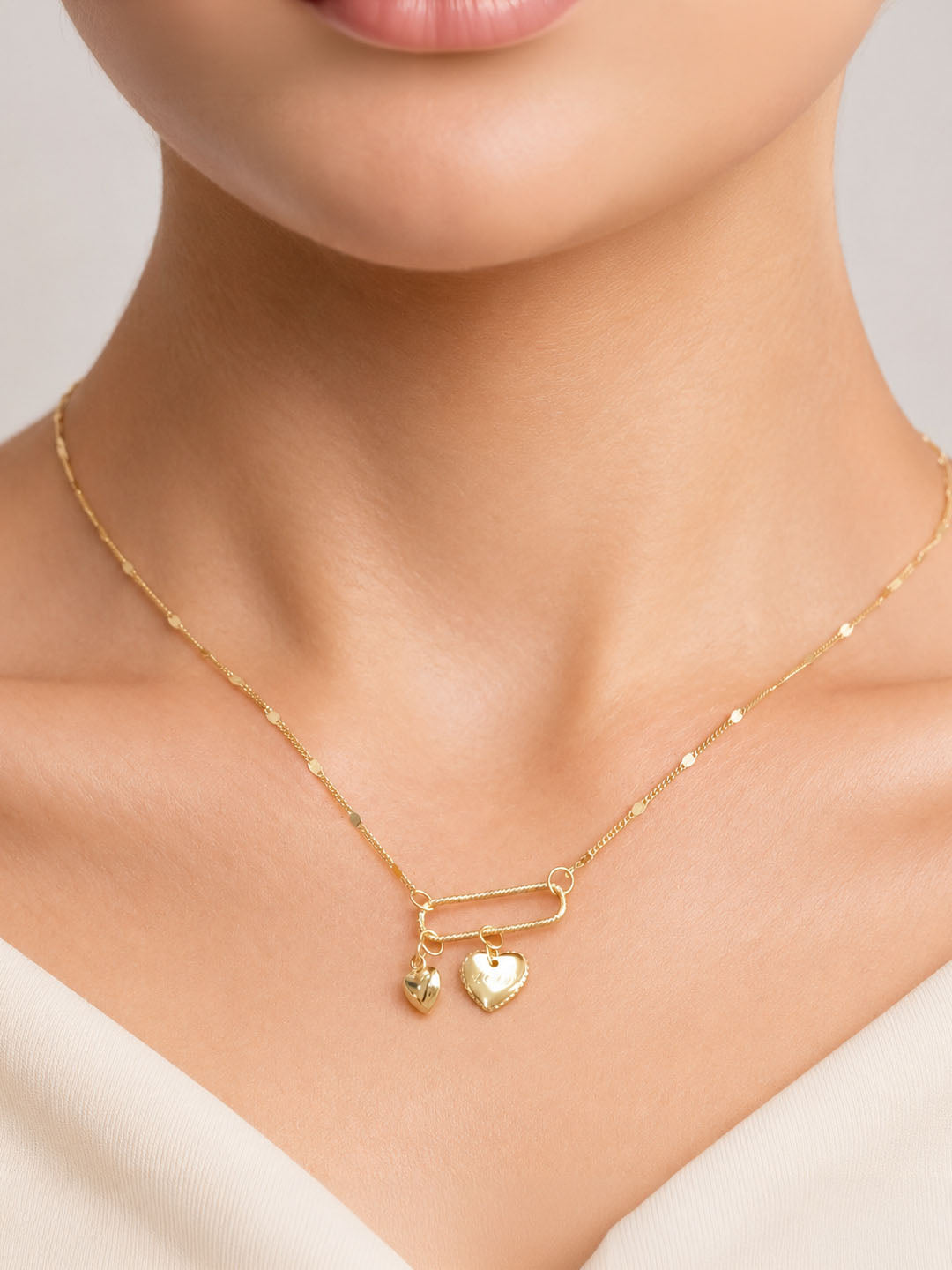 Love Chain Pendant Necklace Jadejuri