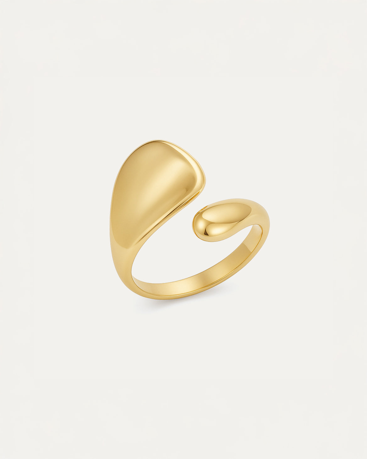 Minimalist Waterdrop Ring