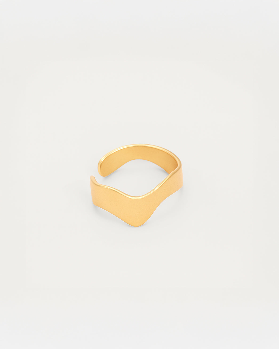 Minimalist Wave Ring