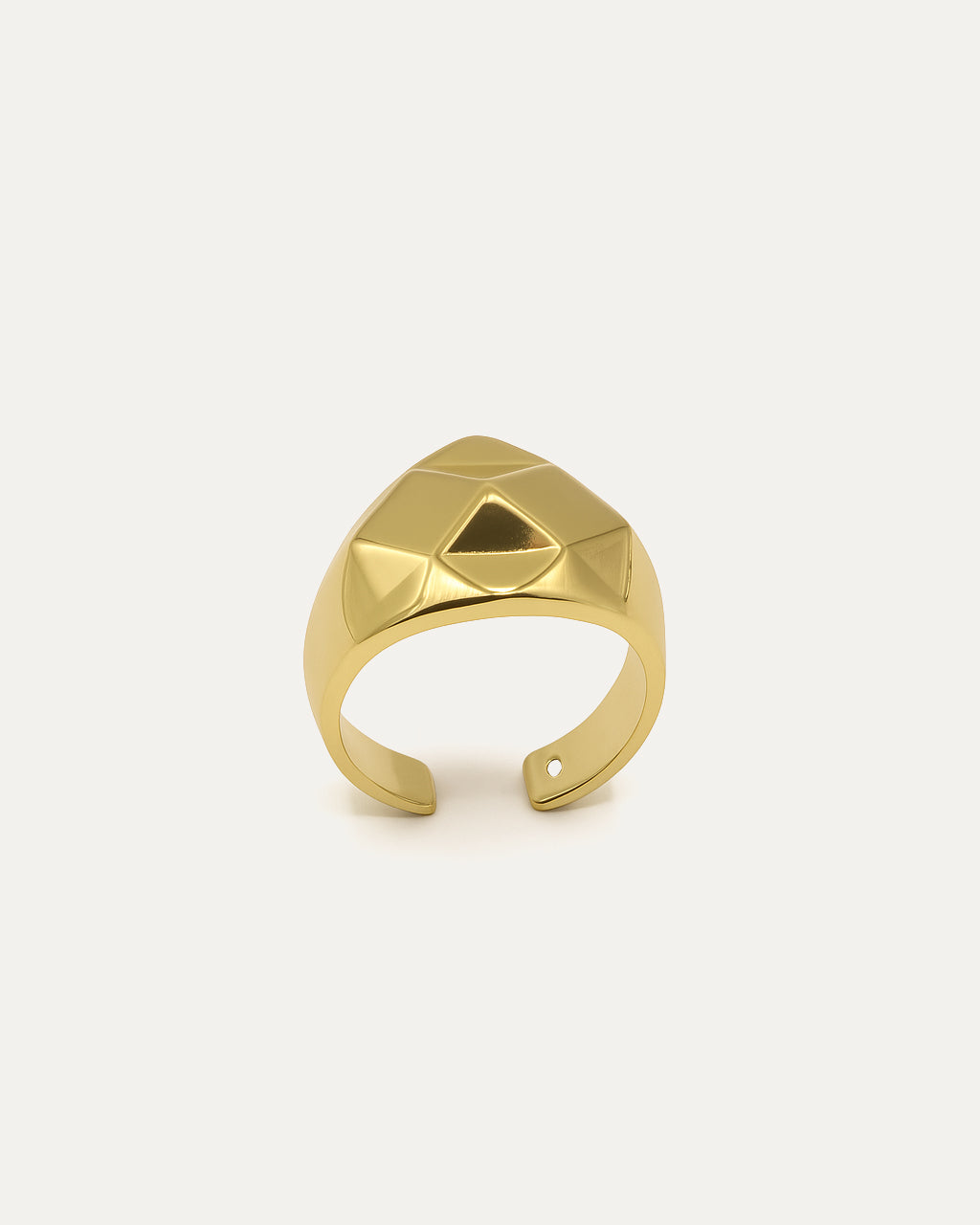 Pyramid Signet Ring