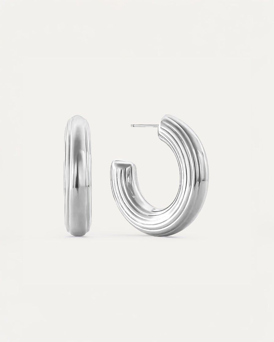 Ribbed Hoops