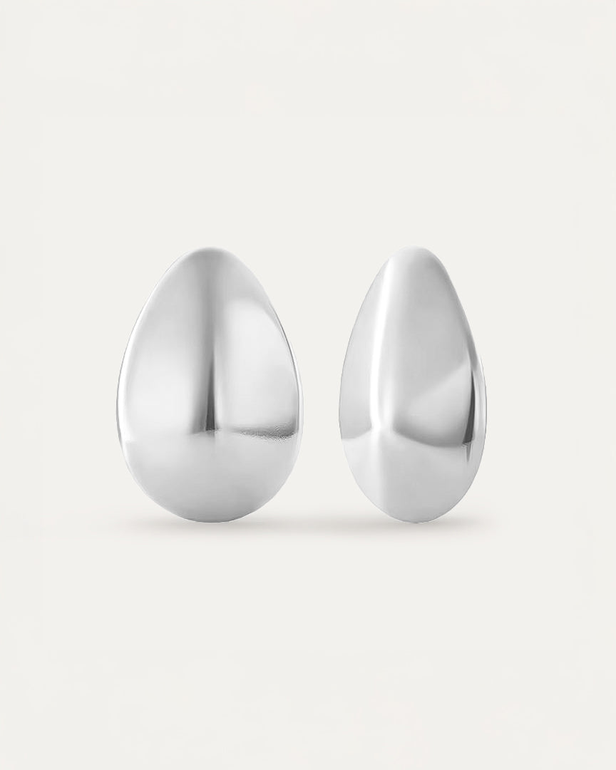 Teardrop Sculpted Studs