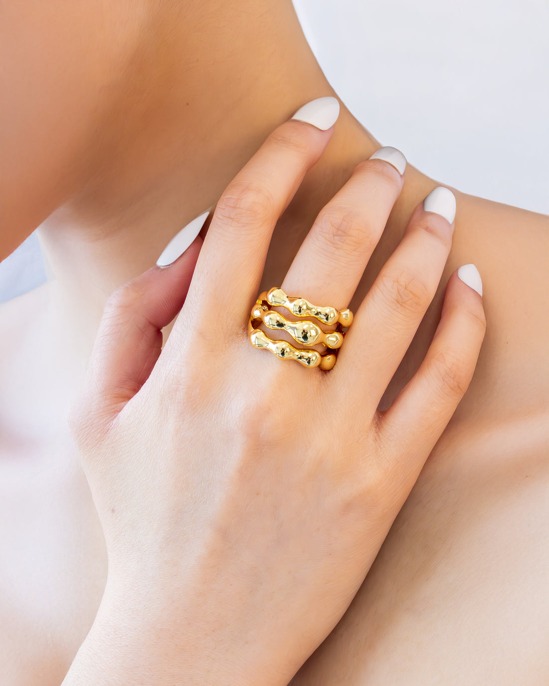 Triple Wave Ring