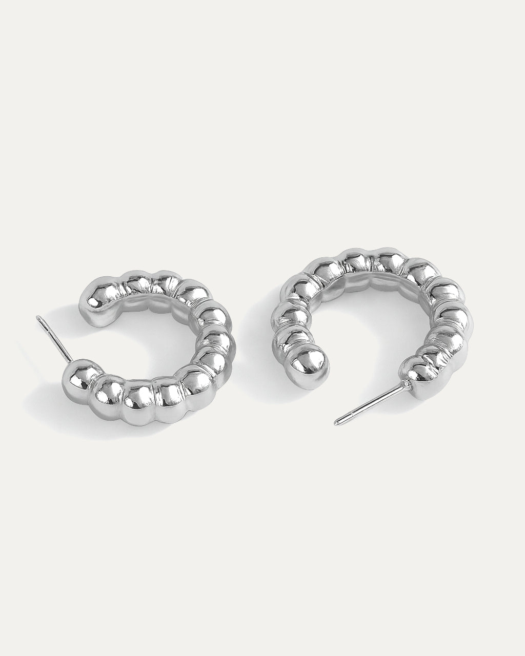 Beaded Hoops