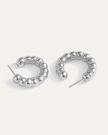 Beaded Hoops