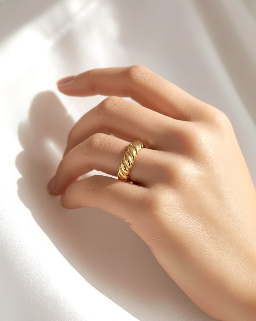 CroissantRing-Gold