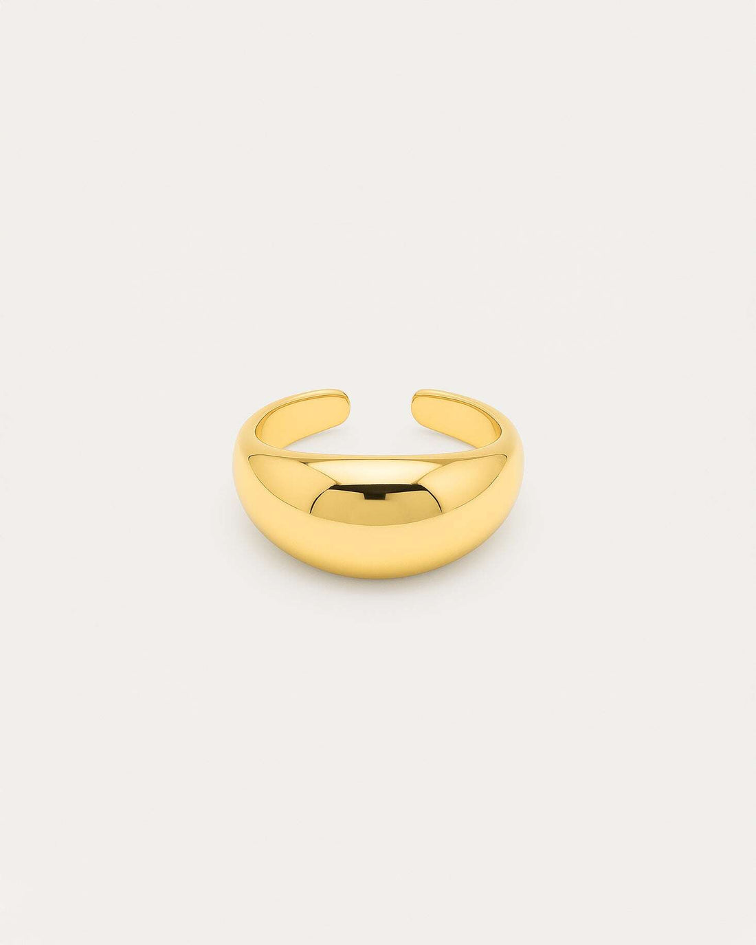 Dome Ring Gold Front