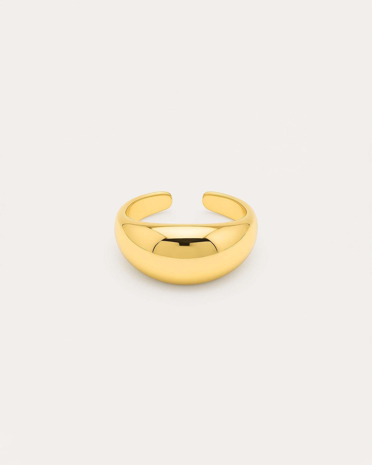 Dome Ring Gold Front