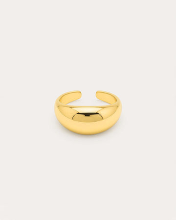 Dome Ring Gold Front