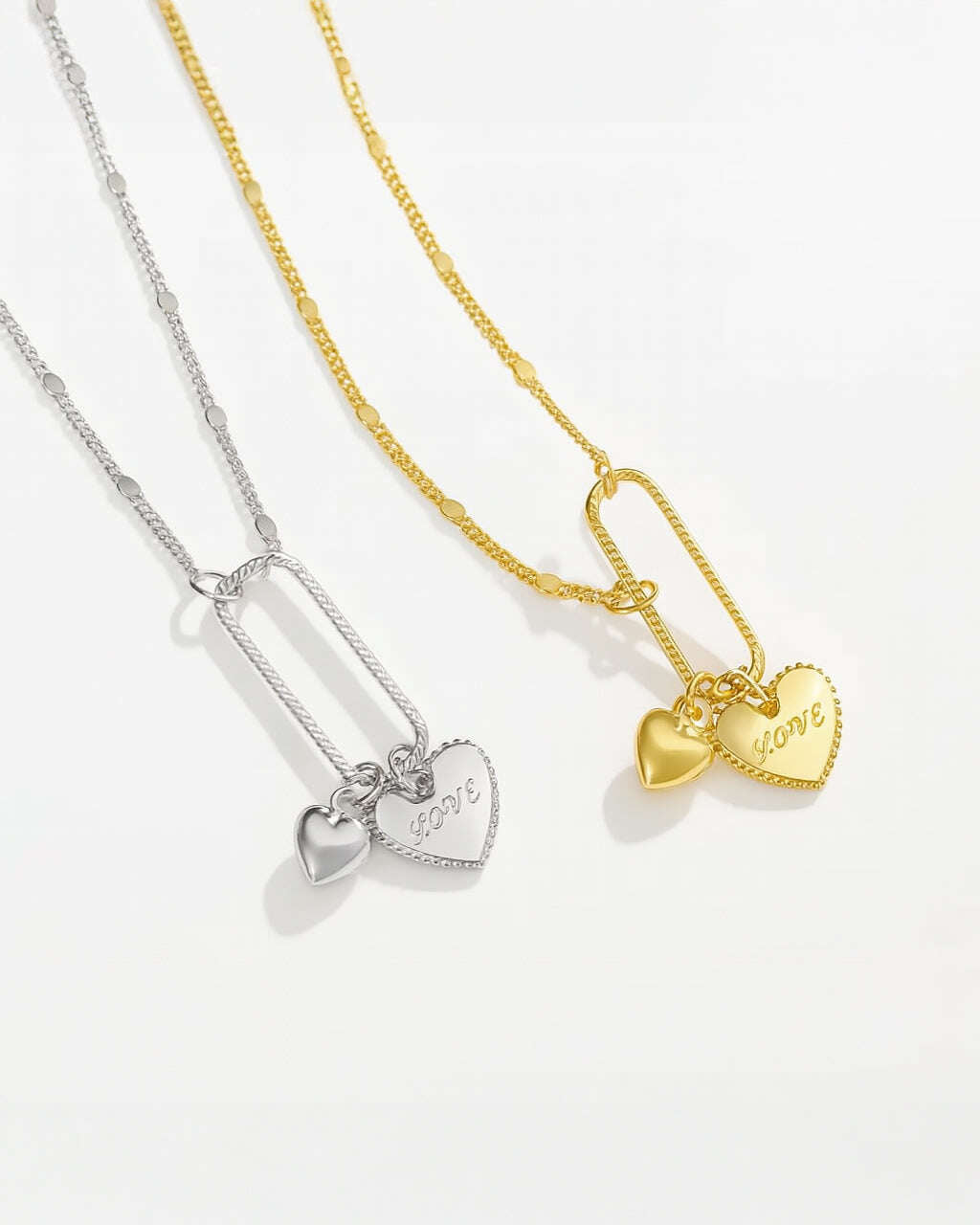 Love Chain Pendant Necklace Jadejuri