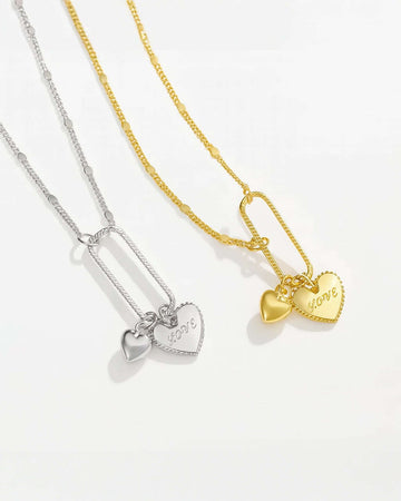 Love Chain Pendant Necklace Jadejuri