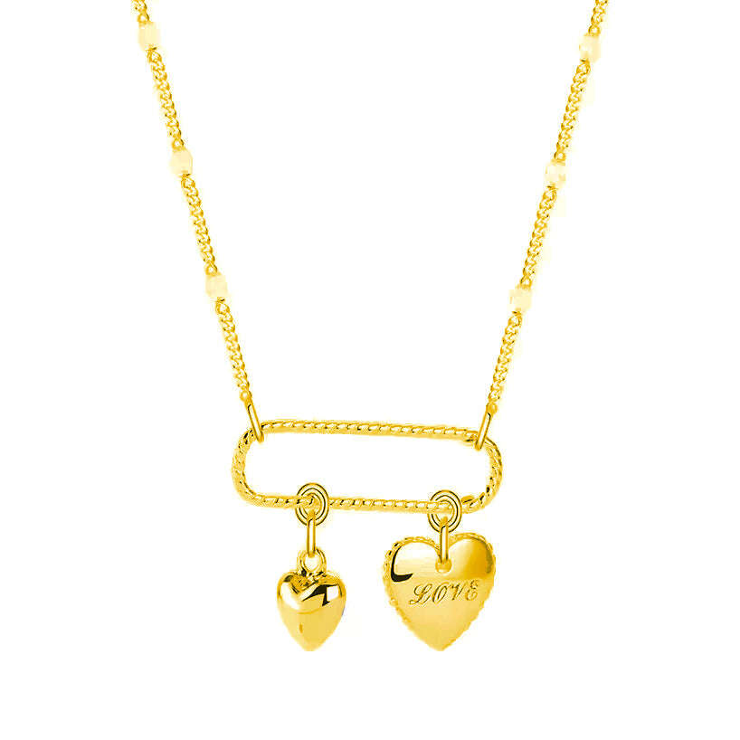 Love Chain Pendant Necklace Jadejuri