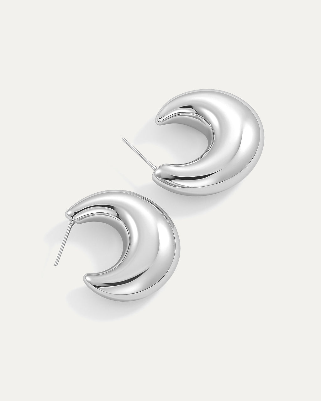 Mini Crescent Curve Hoops