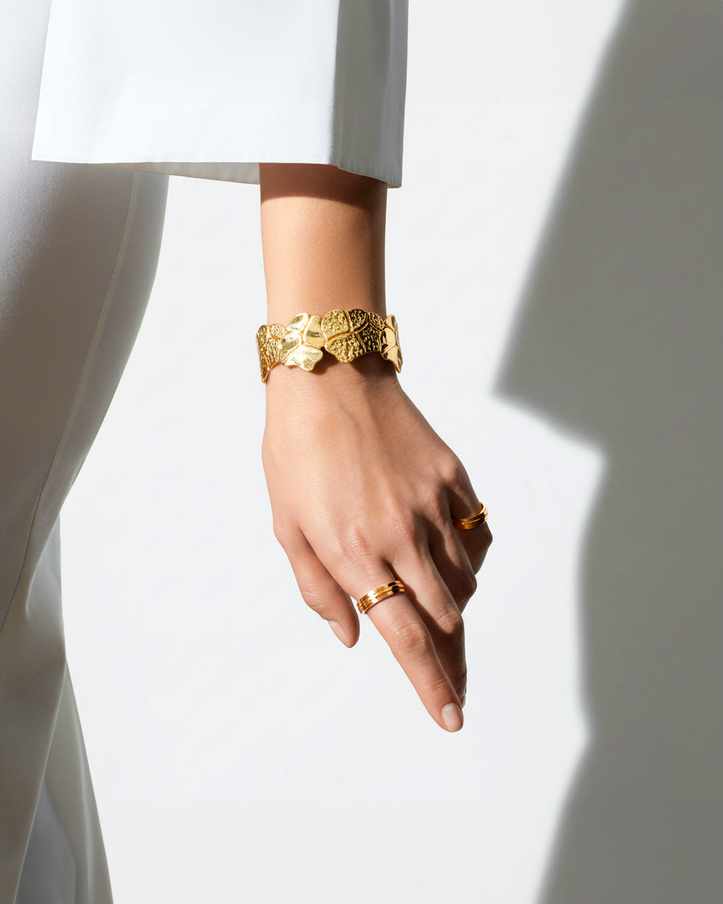 Textured Leaf Cuff